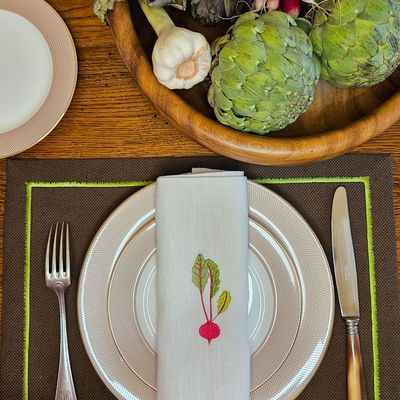 Cadeaux - POTAGER - serviette + set de table - ARTIPARIS