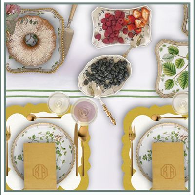 Décorations pour tables de Noël - NAPPERON EN LIN - LA CUCA