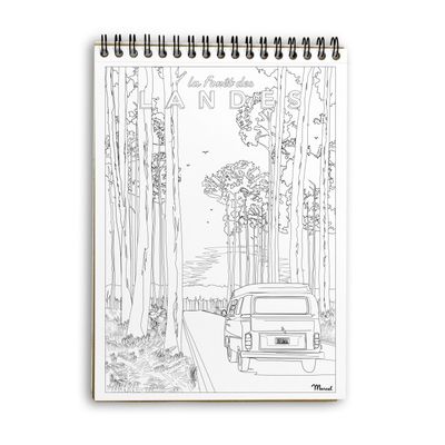Affiches - Cahier de coloriage Marcel - MARCEL TRAVELPOSTERS
