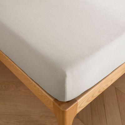 Bed linens - Drap Housse 90 x 190 cm coton lavé 57 fils BLEU - SLEEP RETREAT / COPENHAGEN HOME