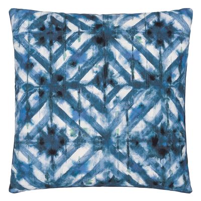 Linge de lit - Parquet Batik Indigo - Courtepointe coton - DESIGNERS GUILD