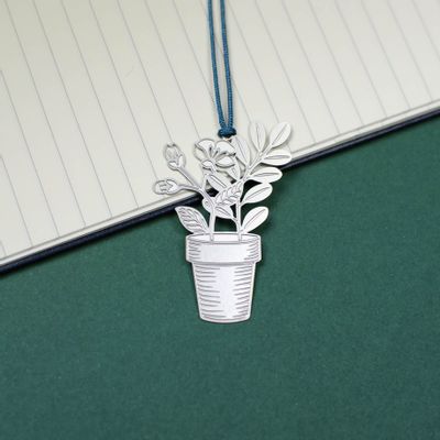 Gifts - Set of 12 metal bookmarks - garden - TOUT SIMPLEMENT,