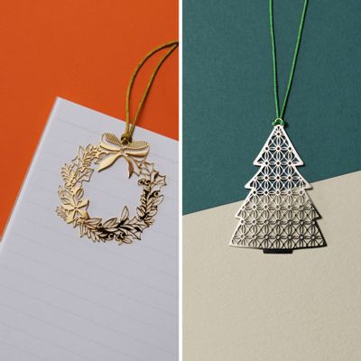 Cadeaux - Assortiment de 24 marque-pages en métal - Noël - TOUT SIMPLEMENT,