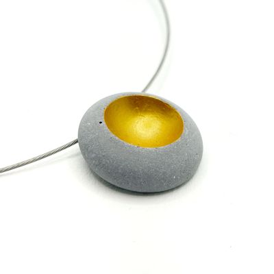 Jewelry - BUBBLE concrete necklace handmade in Paris. - ICY MOUSE