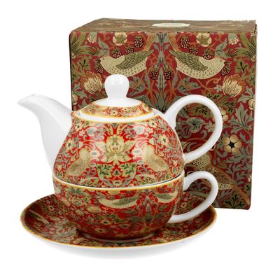 Tea and coffee accessories - tea for one strawberry thief - KARENA INTERNATIONAL