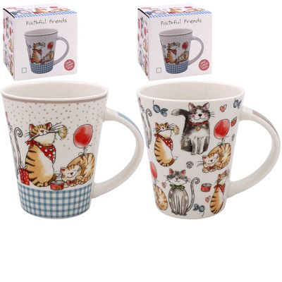 Decorative objects - curious cats Mug - KARENA INTERNATIONAL
