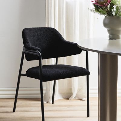 Chaises - Chaise ALBERT - noire - NORDAL