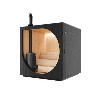 Saunas - Drop Sauna avec fourneau en bois - DROP
