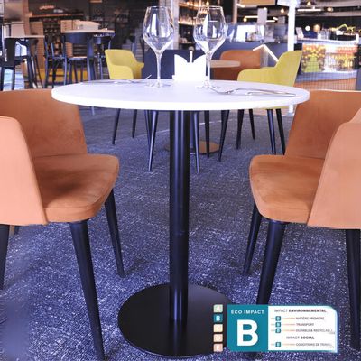 Autres tables  - Table bistrot Graslin - plateau rond - COMPO'PLUME