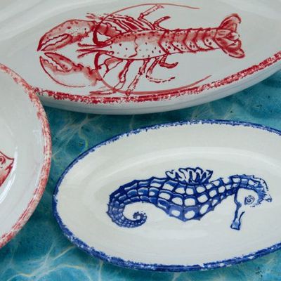 Everyday plates - Mare | Hand Painted | Made in Italy - ARCUCCI CERAMICS