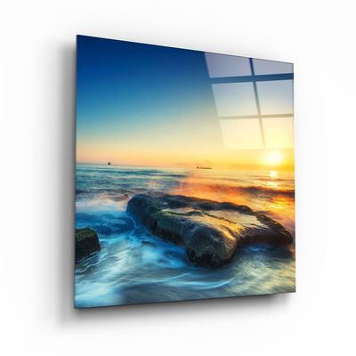 Autres décorations murales - ・"Sunset"・Glass Wall Art | Artdesigna Glass Printing Wall Arts. - ARTDESIGNA