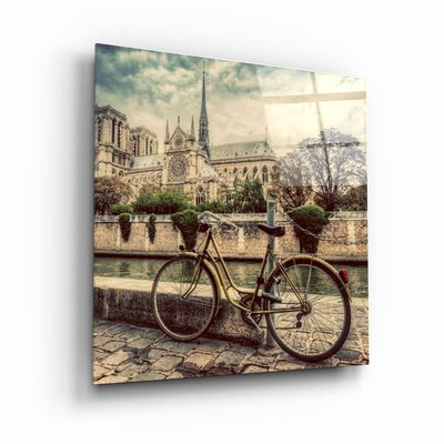 Other wall decoration - ・"Bicycle"・Glass Wall Art | Artdesigna Glass Printing Wall Arts. - ARTDESIGNA