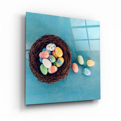 Other wall decoration - ・"Easter Eggs"・Glass Wall Art | Artdesigna Glass Printing Wall Arts. - ARTDESIGNA