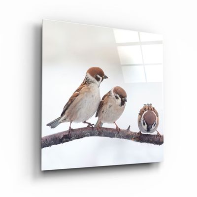 Other wall decoration - ・"Birds"・Glass Wall Art | Artdesigna Glass Printing Wall Arts. - ARTDESIGNA
