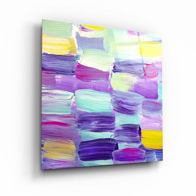 Autres décorations murales - ・"Pinkastone"・Glass Wall Art | Artdesigna Glass Printing Wall Arts. - ARTDESIGNA