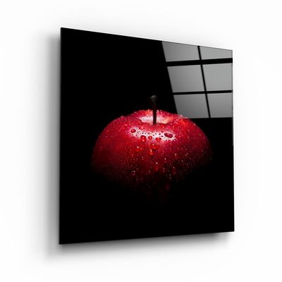 Other wall decoration - ・"Red Apple"・Glass Wall Art | Artdesigna Glass Printing Wall Arts. - ARTDESIGNA