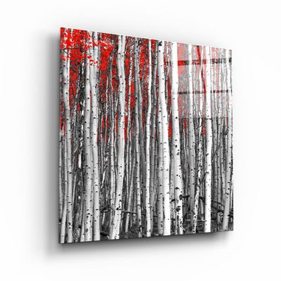 Autres décorations murales - ・"Red Bicycle"・Glass Wall Art | Artdesigna Glass Printing Wall Arts. - ARTDESIGNA