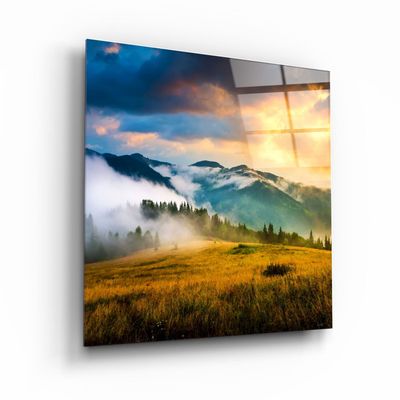 Other wall decoration - ・"Woman (Red)"・Glass Wall Art | Artdesigna Glass Printing Wall Arts. - ARTDESIGNA