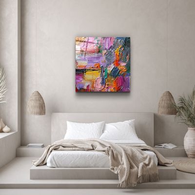 Other wall decoration - ・"Downtown (City Center)"・Glass Wall Art | Artdesigna Glass Printing Wall Arts. - ARTDESIGNA