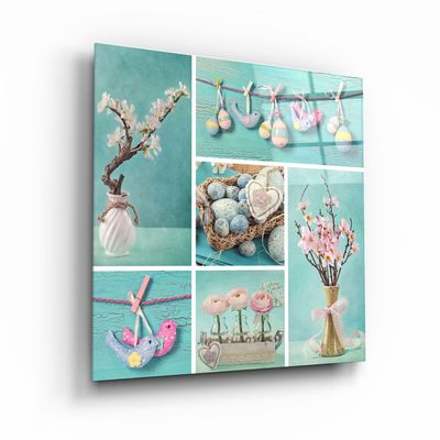 Autres décorations murales - ・"Colorful Umbrellas"・Glass Wall Art | Artdesigna Glass Printing Wall Arts. - ARTDESIGNA