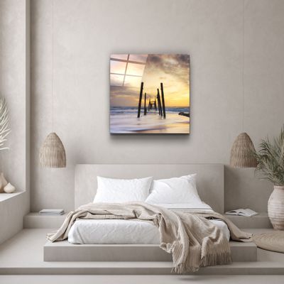 Other wall decoration - ・"Palm Trees"・Glass Wall Art | Artdesigna Glass Printing Wall Arts. - ARTDESIGNA