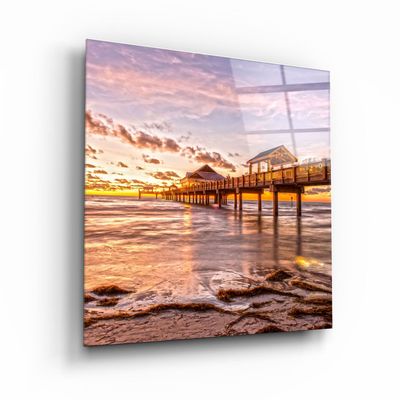 Autres décorations murales - ・"Lake"・Glass Wall Art | Artdesigna Glass Printing Wall Arts. - ARTDESIGNA