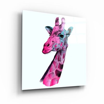Other wall decoration - ・"Bay Giraffe"・Glass Wall Art | Artdesigna Glass Printing Wall Arts. - ARTDESIGNA