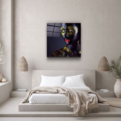 Autres décorations murales - ・"Floral Yellow"・Glass Wall Art | Artdesigna Glass Printing Wall Arts. - ARTDESIGNA