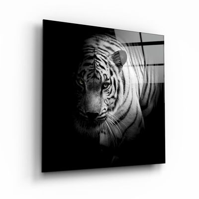 Other wall decoration - ・"Purple Damask"・Glass Wall Art | Artdesigna Glass Printing Wall Arts. - ARTDESIGNA