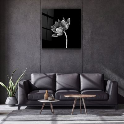 Autres décorations murales - ・"Colorful Feather"・Glass Wall Art | Artdesigna Glass Printing Wall Arts. - ARTDESIGNA