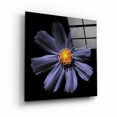 Other wall decoration - ・"Blue Flower"・Glass Wall Art | Artdesigna Glass Printing Wall Arts. - ARTDESIGNA