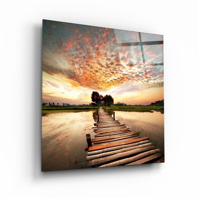 Autres décorations murales - ・"Sea Landscape"・Glass Wall Art | Artdesigna Glass Printing Wall Arts. - ARTDESIGNA