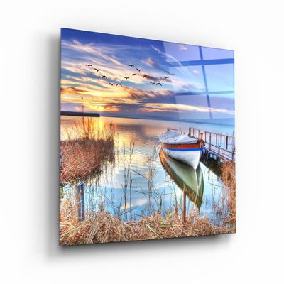 Other wall decoration - ・"Sunset Landscape"・Glass Wall Art | Artdesigna Glass Printing Wall Arts. - ARTDESIGNA
