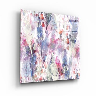 Other wall decoration - ・"Tropical Leaves"・Glass Wall Art | Artdesigna Glass Printing Wall Arts. - ARTDESIGNA