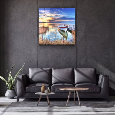 Other wall decoration - ・"Sunset Landscape"・Glass Wall Art | Artdesigna Glass Printing Wall Arts. - ARTDESIGNA