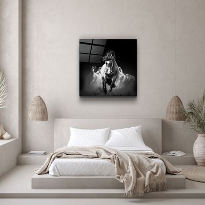 Other wall decoration - ・"Girl with Red Umbrella"・Glass Wall Art | Artdesigna Glass Printing Wall Arts. - ARTDESIGNA