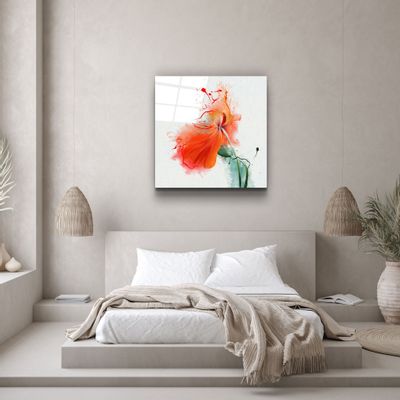 Other wall decoration - ・"Tropical Leaves"・Glass Wall Art | Artdesigna Glass Printing Wall Arts. - ARTDESIGNA