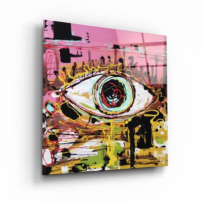 Other wall decoration - ・"Eye Abstract"・Glass Wall Art | Artdesigna Glass Printing Wall Arts. - ARTDESIGNA