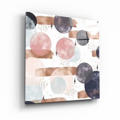 Other wall decoration - ."Pastel Abstract 3". Glass Wall Art | Artdesigna Glass Printing Wall Arts. - ARTDESIGNA