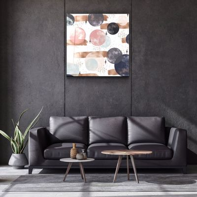 Autres décorations murales - ."Pastel Abstract 3". Glass Wall Art | Artdesigna Glass Printing Wall Arts. - ARTDESIGNA