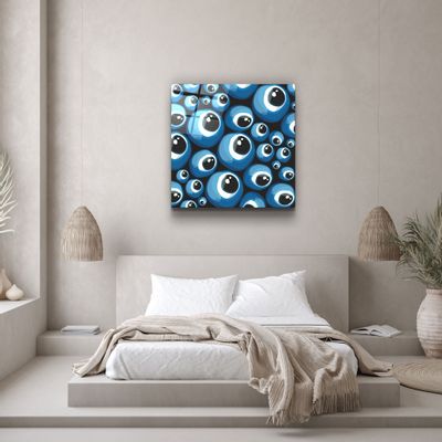 Autres décorations murales - ・"Eyeballs"・Glass Wall Art | Artdesigna Glass Printing Wall Arts. - ARTDESIGNA