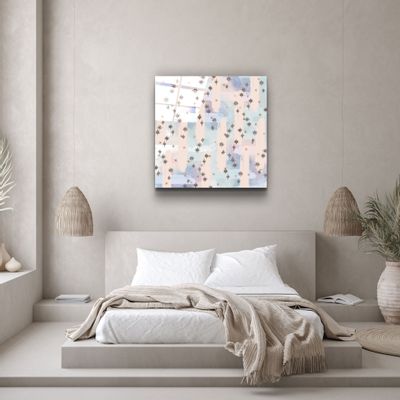 Other wall decoration - ."Pastel Abstract 6". Glass Wall Art | Artdesigna Glass Printing Wall Arts. - ARTDESIGNA