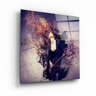 Other wall decoration - ・"Rockinky"・Glass Wall Art | Artdesigna Glass Printing Wall Arts. - ARTDESIGNA