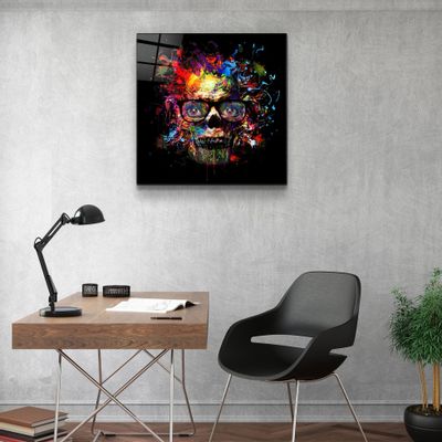 Autres décorations murales - ・"Skeleton"・Glass Wall Art | Artdesigna Glass Printing Wall Arts. - ARTDESIGNA