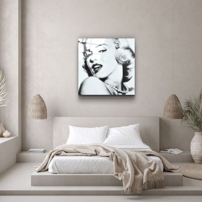 Autres décorations murales - ・"Marilyn Monroe"・Glass Wall Art | Artdesigna Glass Printing Wall Arts. - ARTDESIGNA