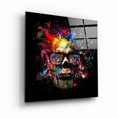 Autres décorations murales - ・"Skeleton"・Glass Wall Art | Artdesigna Glass Printing Wall Arts. - ARTDESIGNA