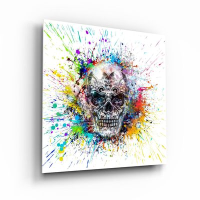 Other wall decoration - ・"Skulla"・Glass Wall Art | Artdesigna Glass Printing Wall Arts. - ARTDESIGNA