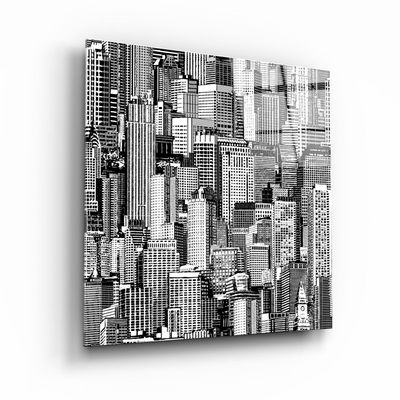 Autres décorations murales - ・"Apartments"・Glass Wall Art | Artdesigna Glass Printing Wall Arts. - ARTDESIGNA