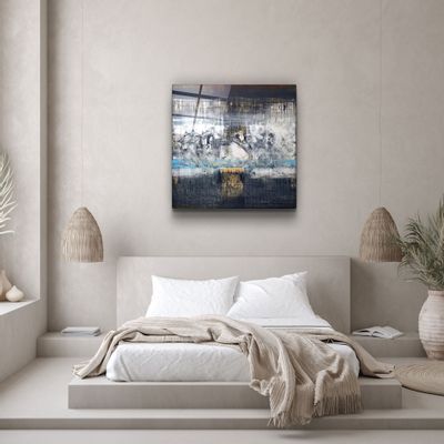 Other wall decoration - ・"Abstractface"・Glass Wall Art | Artdesigna Glass Printing Wall Arts. - ARTDESIGNA