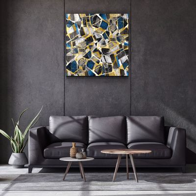 Autres décorations murales - ・"Abstractstone"・Glass Wall Art | Artdesigna Glass Printing Wall Arts. - ARTDESIGNA